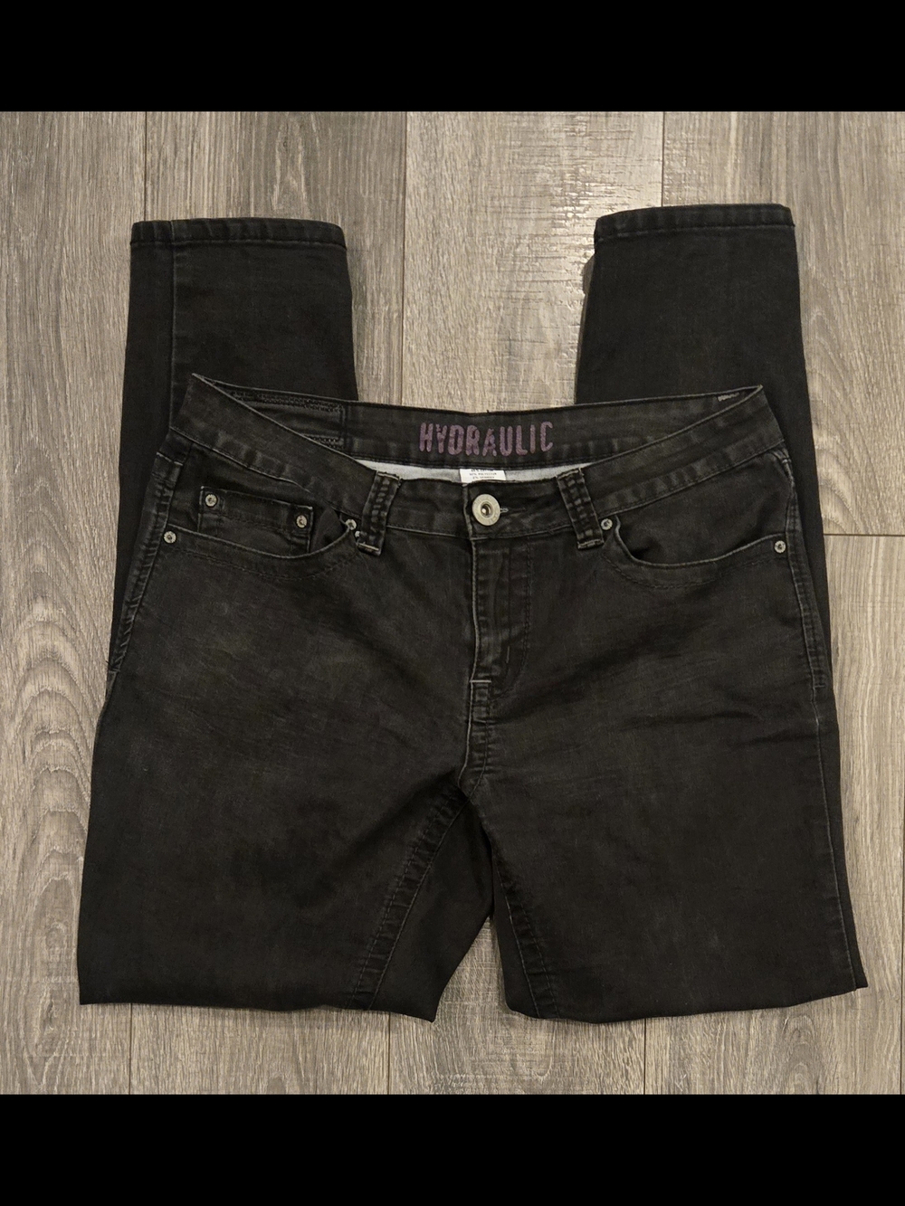 Y2K: Hydraulic Women's Black Skinny Jeans Sz 12